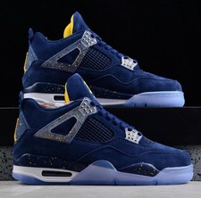 Jordan 4 Retro PE Michigan Wolverines  Men's All Size US 7-12 picture