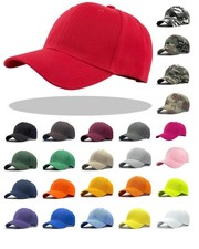 Plain Blank Solid Adjustable Baseball Cap Hats (ship in BOX)  picture