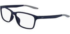 Nike Optical Men's Matte Midnight Navy Square Eyeglasses NK7118N 413 57 Cambodia picture