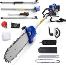 52CC Pole Saw 2 Stroke Gas Powered 16 Ft Triming Height for Tree Trimming Branch picture