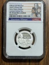 2022 S Nina Otero-Warren NGC PF70UCAM *RARE SILVER 🇺🇸 LIMITED EDITION SET picture