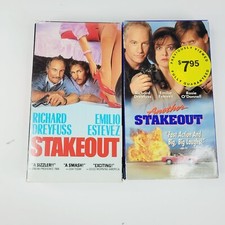 Stakeout & Another Stakeout VHS Lot Good Condition Lot of 2 VHS picture