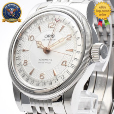 [Exc+5] ORIS Big Crown Pointer 7543 White Dial 40mm Date Automatic Men's Watch picture