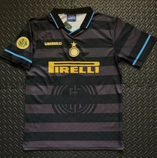 Ronaldo Inter De Milan Third Kit Retro Jersey Size M #10 Vintage Season 97/98 picture