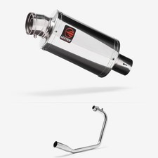 Lextek Exhaust System Stainless Steel 200mm Exhaust for Lexmoto Isca picture