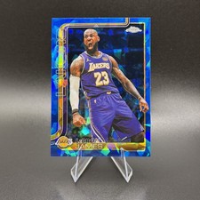 LeBron James 2025-26 Topps Chrome Sapphire Update Los Angeles Lakers picture