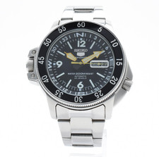 [EXCELLENT+5] SEIKO 5 Sports 7S36-01E0 Divers Day/Date Automatic Men's Watch JPN picture