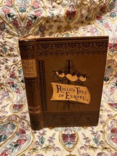 Jacob Abbott Rollo's Tour in Europe: Rollo in Holland NY 1857 Beautiful Bindings picture