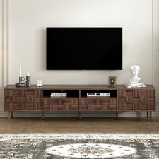 Vintage Mid Century Entertainment Stand | 78.7