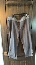 Athleta Women's Striped Waistband Capri Pants 2X 0211 picture
