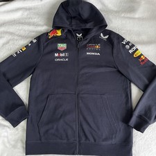 NWOT Castore Oracle Red Bull Racing Honda F1 Full Zip Hoodie Blue Size XL picture