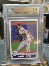 2016 Topps Archives - 1979 Aaron Nola #193 (RC) graded BGS 9.5 Gem Mint phillies picture
