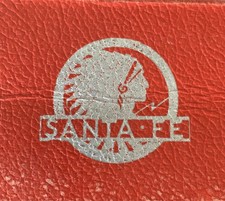 Vintage Santa Fe Railroad Souvenir picture