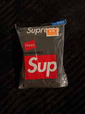 Supreme X Hanes Boxer Briefs - Black, Pack of 4, Size S-XL picture