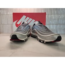 Nike Air Max 97 OG Men 8 Silver Good Silver Bullet Metallic Red 884421-001 picture