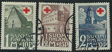 [OOS] Finland #Mi164-Mi166 Used 1931 Red Cross Hattula Vyborg Castle [B5-B7] picture