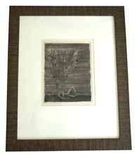 LARS BO Le Vautour Original Etching and Aquatint Signed and Framed picture