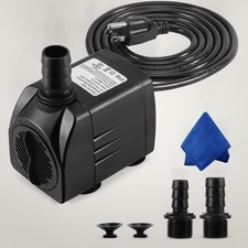 Versatile 400GPH Submersible Pump for Aquarium and Pond - 3 Adjustable Nozzles picture