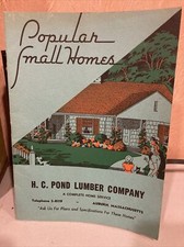 Vintage POPULAR SMALL HOMES BUILDERS DESIGN GUIDE SALESMAN CATALOG BOOK 1941 picture