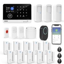 22 Piece Smart Security System Home Security System Alarm System Kit Touchscreen picture