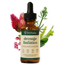 Herbalia Drenaje Linfatico Gotas Herbal Liquid Lymph Support Wellness Tincture picture