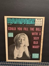 1969 Aug 10th RAMPAGE Newspaper, Sexy Old Maid, Full Page Centerfold (10V)-2 picture