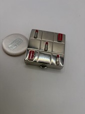 RARE VINTAGE CLINIQUE LIPSTICK COVER MIRROR w/ Stay-matte pressed powder & pad picture