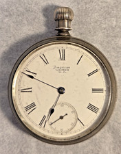 1891 American Waltham Pocket Watch Grade No. 8 Model 1884 14s 7j picture