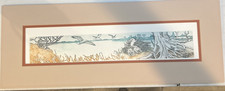 Polly Chase Nestlings Etching Bird Wildlife Art Vintage 23.5