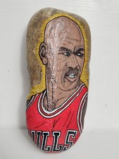 Michael Jordan Hand Painted River Rock Original Art Chicago Bulls Sealed Artwork picture