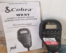 Cobra 75 WX ST Remote Mount CB Radio With Soundtracker NOAA With Oper Manual picture