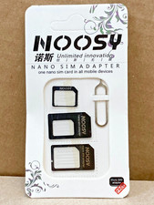 US 1 Pcs Nano SIM Card to Micro Standard Adapter Adaptor Converter Set 4 in 1  picture