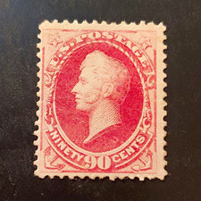 US Stamp 1879 Scott #191 MNH VF   90c Commodore Oliver Hazard  Carmine SCV 7250 picture