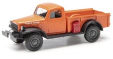 Denver Die-Cast 1:48 Scale 1947 Dodge Power Wagon - ORANGE - New -  picture