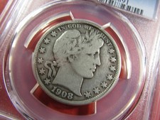 1908-D 50c PCGS VG Detail. Edge Damaged. A pleasing Barber half dollar. (826128) picture