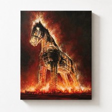 Year of the Burning Horse | Original Acrylic Painting picture