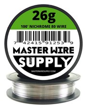 Nichrome 80 - 100ft - 26 Gauge Wire 26g - 0.40mm - 0.016in - Master Wire Supply picture