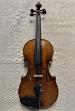 Vintage 1953 E.R. Pfretzschner 4/4 Violin Strad Copy - Made in W. Germany w/Case picture