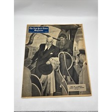 Nice Sept 2 1956 New York Times Magazine NYC Fashion ART POLITICS Advertising picture