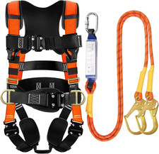TRSMIMA Safety Harness Fall Protection - Harness Kit for Men Construction picture