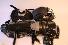 All Star MVP-Pro NOCSAE Certified Adult Baseball Catcher's Set NEW Broken Piece picture