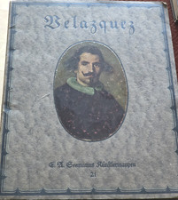 Diego Velazquez Art Prints 1915 E. A. Seemanns's Artist Folders Number 21 Book picture