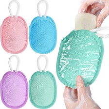 Bright Color, Washable Mesh Pouch, 4 Pcs 4 Pcs Exfoliating Soap Bag picture