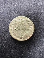 367 - 383 AD Roman Imperial Gratian AE3/4 Copper Coin picture