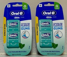 (2) 2 pack Oral B Glide Pro Health Comfort Plus Floss Mint 87.4 YD, ORIGINAL Old picture