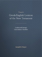 Thayer's Greek-English Lexicon of t..., Joseph H Thayer picture