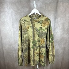 Jerzees Outdoors 2XL Realtree Camo Long Sleeve Shirt USA Made Hunting Vintage picture