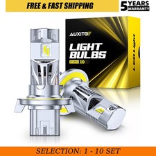 H13 9008 LED Headlight Bulb 6500K High/Low Beam Bright White AUXITO 2-20 A1ULTRA picture