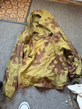 WWII SOVIET RUSSIAN AMEBA SPRING CAMO COMBAT FIELD OVER SMOCK picture