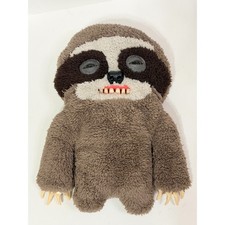 Fuggler Sickening Sloth Plush Gray Black Clawey 12